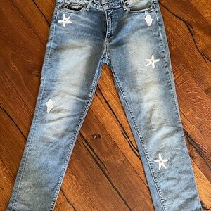 Paige Blue Distressed Women's Jeans